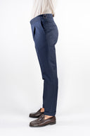 Pantalone frescolana con cinturini P.Langella