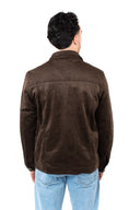 Overshirt scamosciata