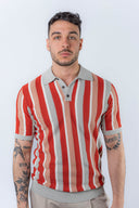 Polo in maglia Jacquard
