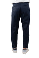 Pantalone con pince in coordinato