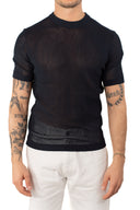 T-shirt traforata in filo