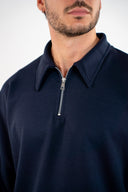 Polo zip interlock Berna