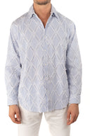 Camicia a righe sfrangiata