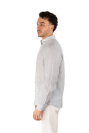 Camicia in lino riga fine Gianni Lupo