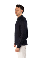 Camicia coreana in lino