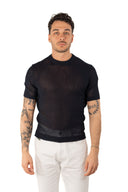 T-shirt traforata in filo