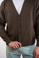 Cardigan Cotone Crop Berna