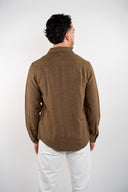 Overshirt misto lino Gianni Lupo