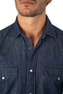 Camicia in denim bottone Madreperla AL