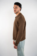 Cardigan full zip collo camicia