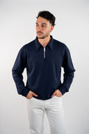 Polo zip interlock Berna