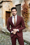 Abito frescolana Bordeaux
