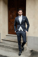 Mezzo Tight Sciallato Blu