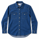Camicia in denim b. madreperla